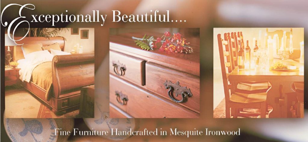 Exceptionally Beautiful Handcrafted Mesquite Ironwood Furniture